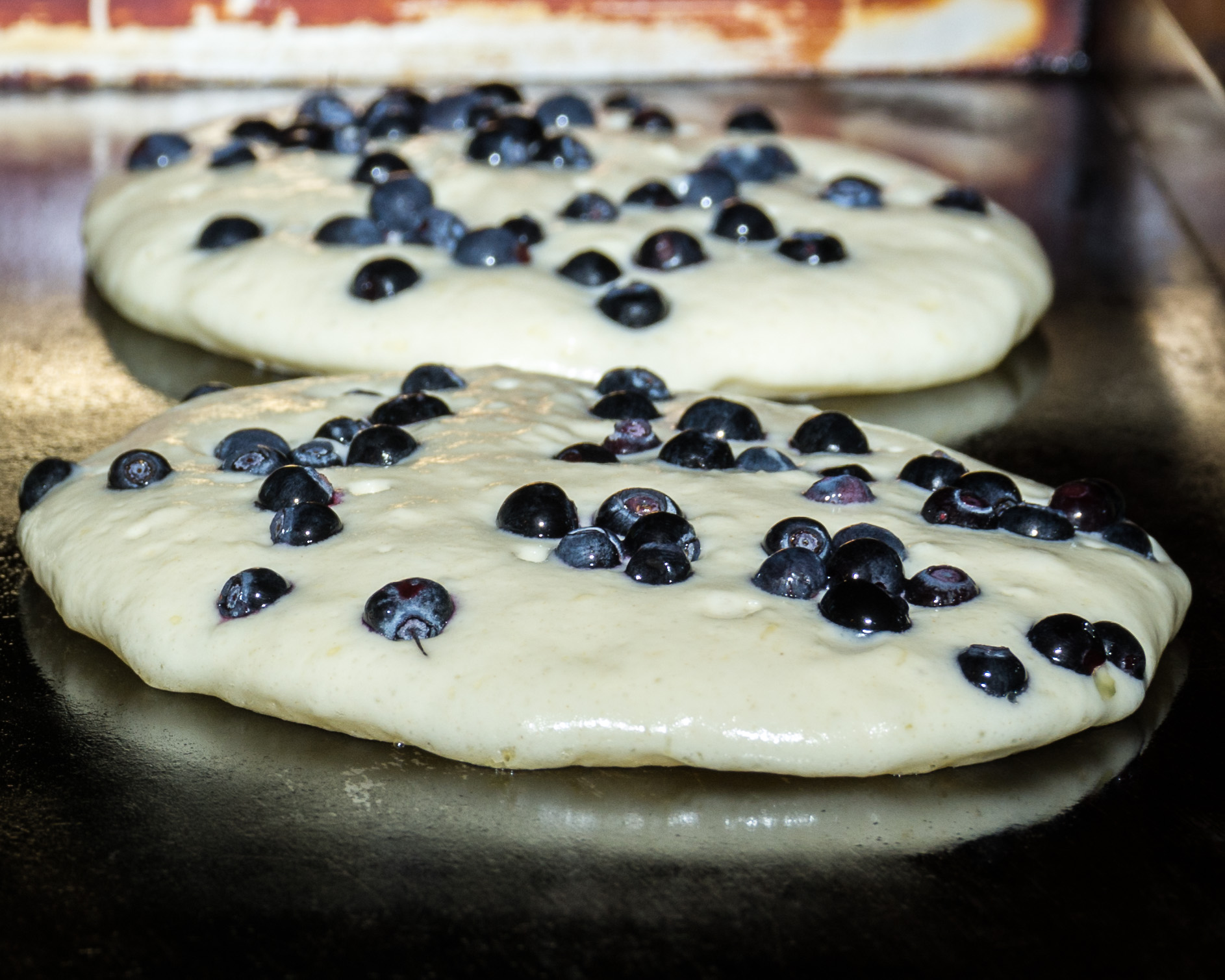 Huckleberry Buttermilk Pancakes