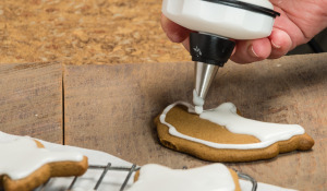 Icing Gingerbread Cookies