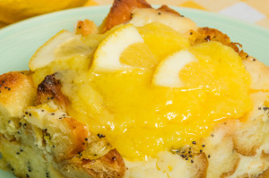 Lemon Poppyseed Bread Pudding